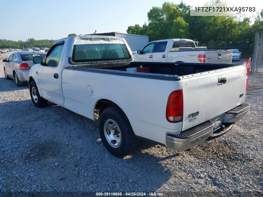 1FTZF1721XKA95783 1999 Ford F-150 Work Series/Xl/Xlt