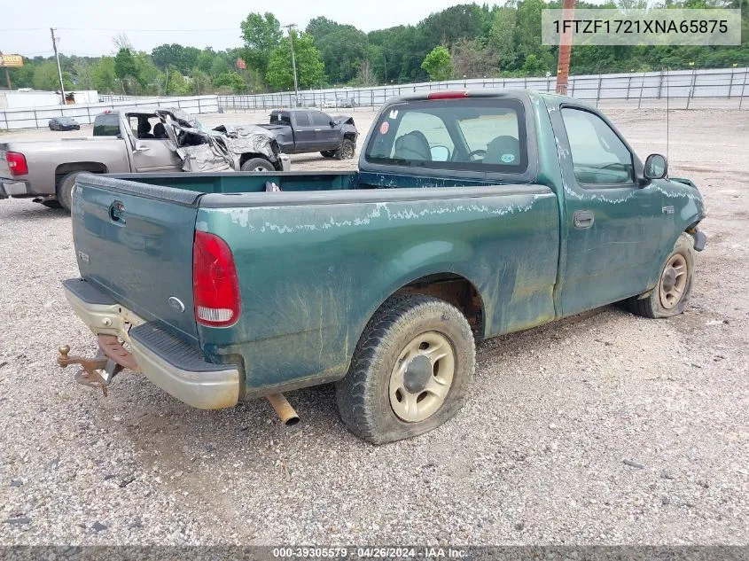 1FTZF1721XNA65875 1999 Ford F-150 Work Series/Xl/Xlt