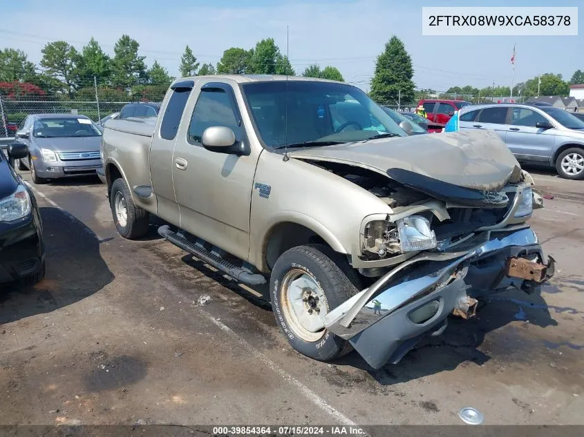 1999 Ford F-150 Lariat/Xl/Xlt VIN: 2FTRX08W9XCA58378 Lot: 39854364