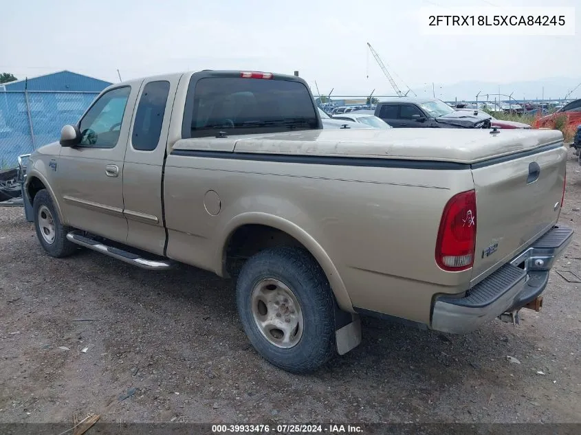 1999 Ford F-150 Lariat/Xl/Xlt VIN: 2FTRX18L5XCA84245 Lot: 39933476