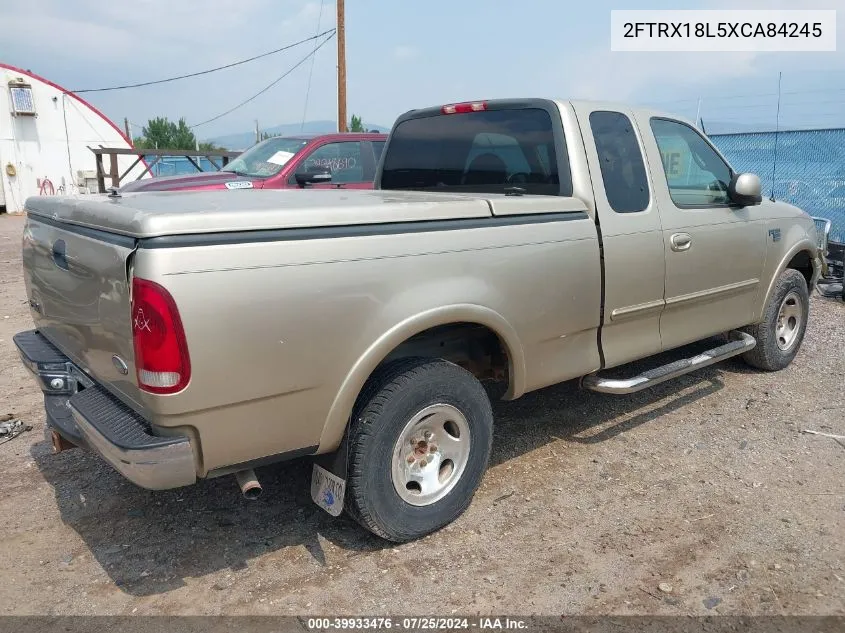 1999 Ford F-150 Lariat/Xl/Xlt VIN: 2FTRX18L5XCA84245 Lot: 39933476