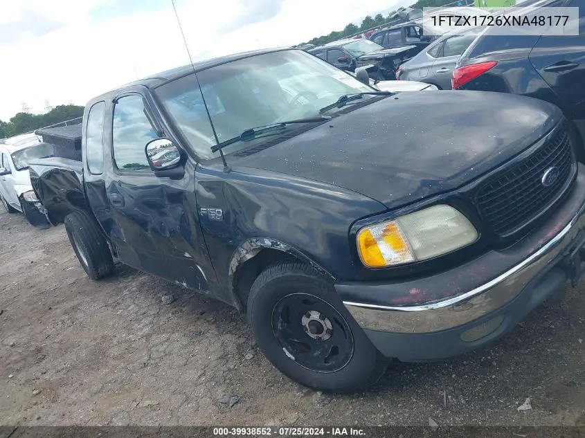 1999 Ford F-150 Work Series/Xl/Xlt VIN: 1FTZX1726XNA48177 Lot: 39938552