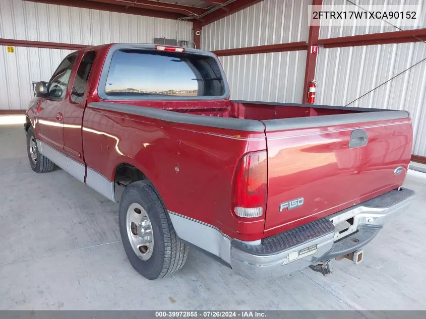 1999 Ford F-150 Lariat/Work Series/Xl/Xlt VIN: 2FTRX17W1XCA90152 Lot: 39972855