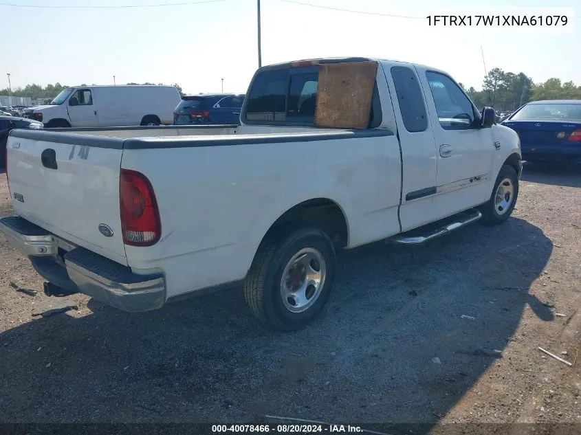 1FTRX17W1XNA61079 1999 Ford F150