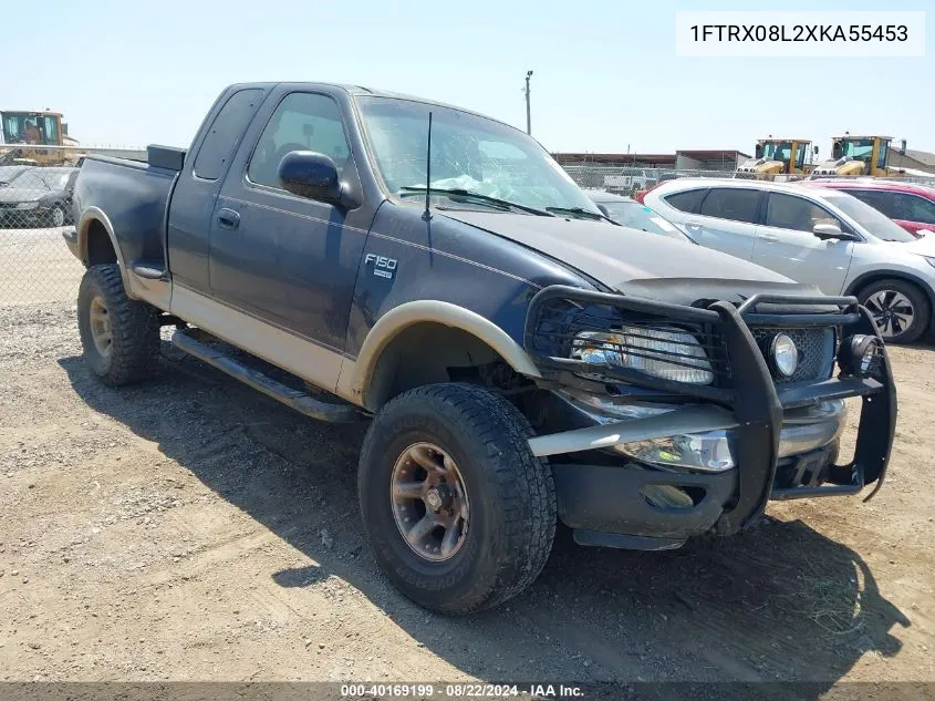 1999 Ford F-150 Lariat/Xl/Xlt VIN: 1FTRX08L2XKA55453 Lot: 40169199