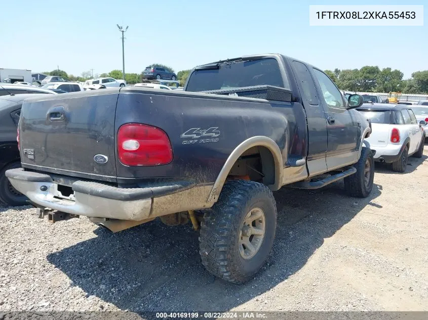 1999 Ford F-150 Lariat/Xl/Xlt VIN: 1FTRX08L2XKA55453 Lot: 40169199