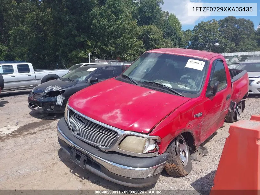 1999 Ford F-150 Xl/Xlt VIN: 1FTZF0729XKA05435 Lot: 40299811