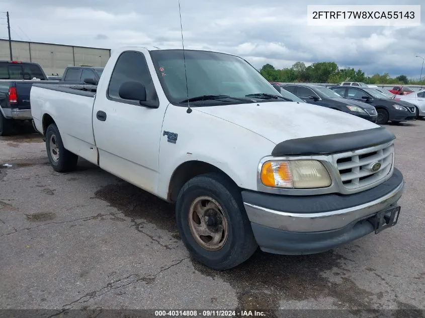 1999 Ford F-150 Lariat/Work Series/Xl/Xlt VIN: 2FTRF17W8XCA55143 Lot: 40314808