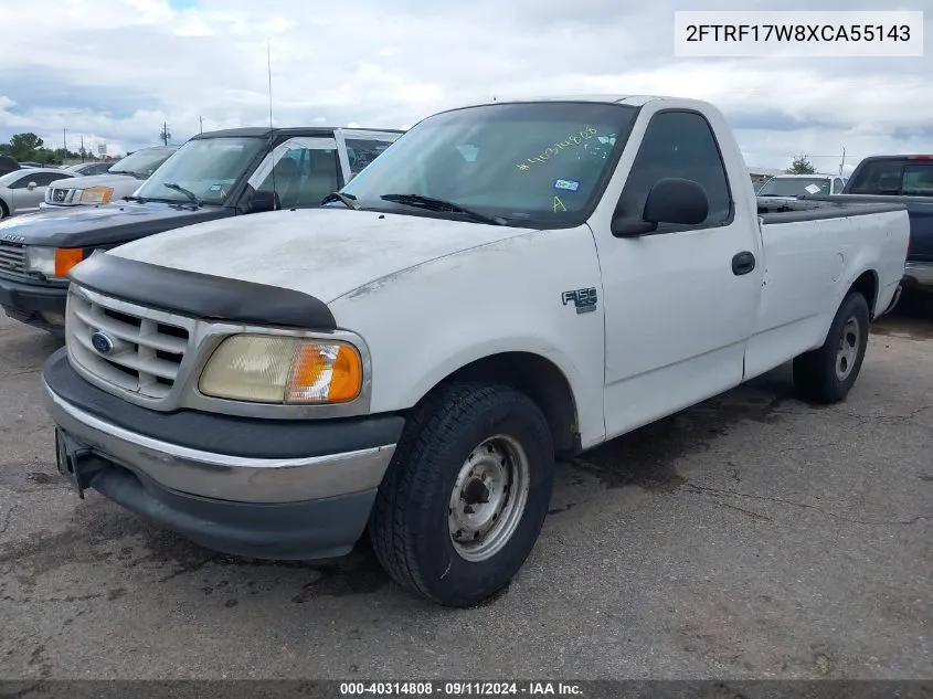 1999 Ford F-150 Lariat/Work Series/Xl/Xlt VIN: 2FTRF17W8XCA55143 Lot: 40314808