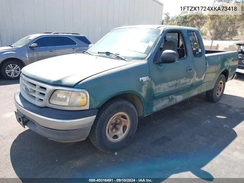 1FTZX1724XKA73418 1999 Ford F-150 Work Series/Xl/Xlt