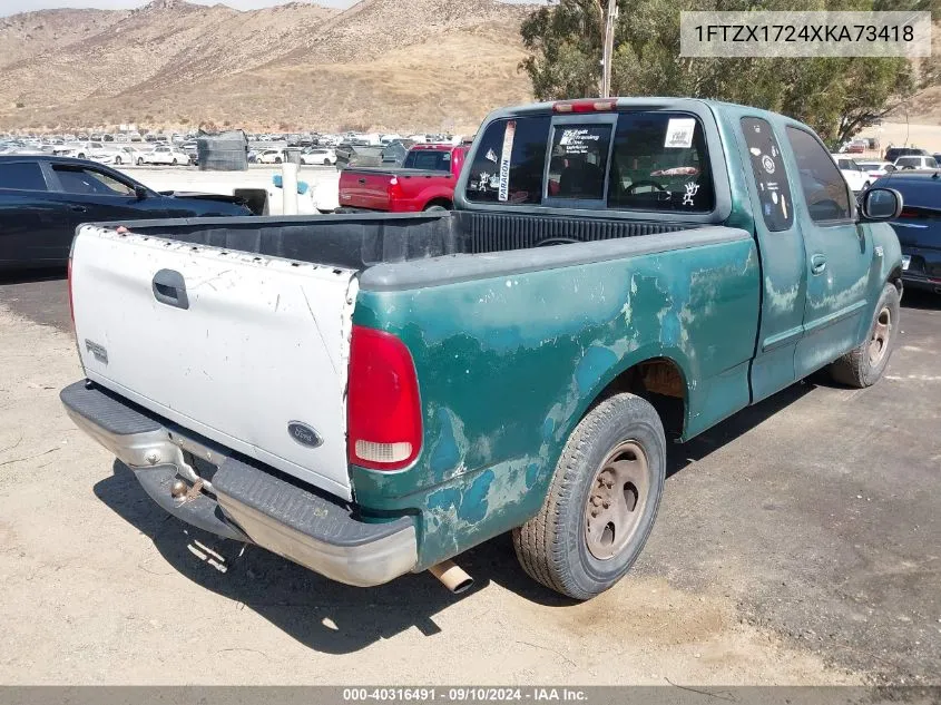 1999 Ford F-150 Work Series/Xl/Xlt VIN: 1FTZX1724XKA73418 Lot: 40316491