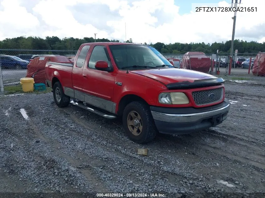 1999 Ford F-150 Work Series/Xl/Xlt VIN: 2FTZX1728XCA21651 Lot: 40329024