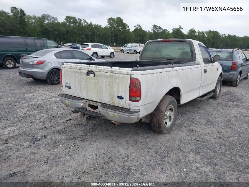 1999 Ford F-150 Lariat/Work Series/Xl/Xlt VIN: 1FTRF17W6XNA45656 Lot: 40334831