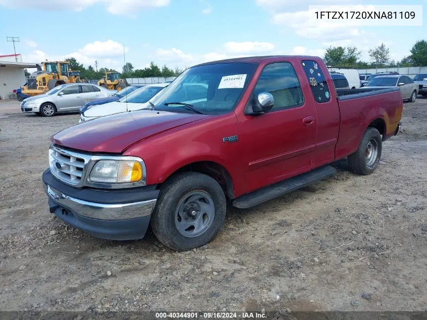 1999 Ford F-150 Work Series/Xl/Xlt VIN: 1FTZX1720XNA81109 Lot: 40344901