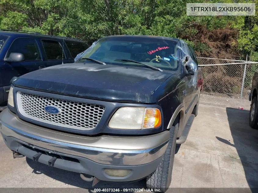 1999 Ford F-150 Lariat/Xl/Xlt VIN: 1FTRX18L2XKB95606 Lot: 40373246