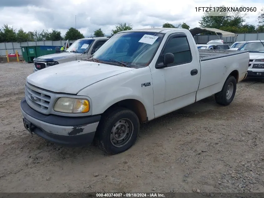 1999 Ford F-150 Work Series/Xl/Xlt VIN: 1FTZF1728XNA00960 Lot: 40374007