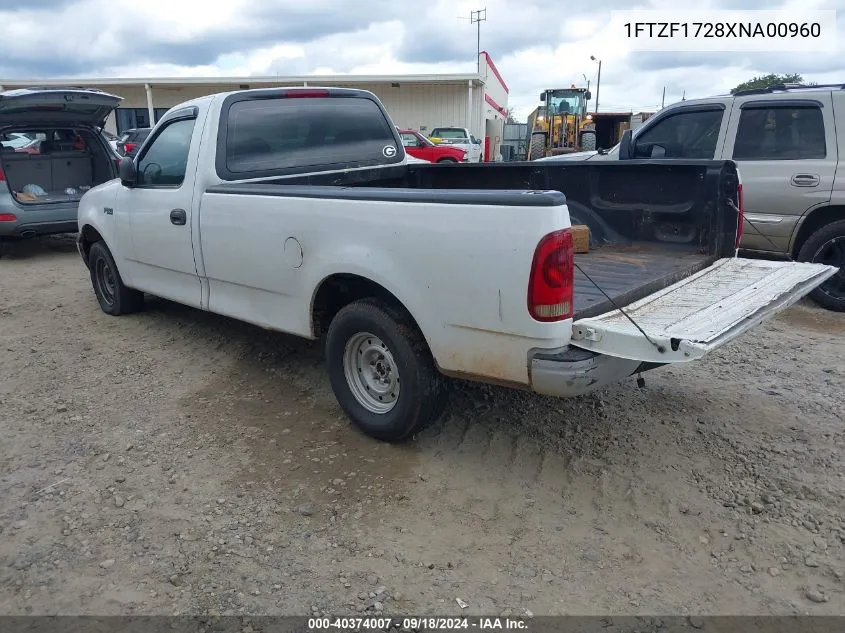 1999 Ford F-150 Work Series/Xl/Xlt VIN: 1FTZF1728XNA00960 Lot: 40374007