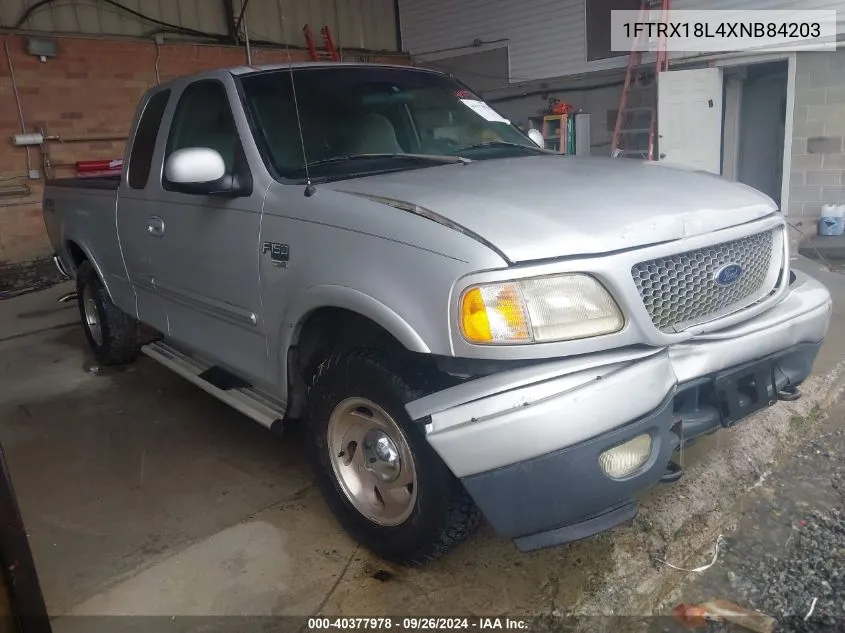 1999 Ford F-150 VIN: 1FTRX18L4XNB84203 Lot: 40377978