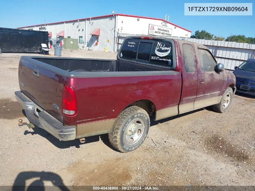 1999 Ford F-150 Work Series/Xl/Xlt VIN: 1FTZX1729XNB09604 Lot: 40436950