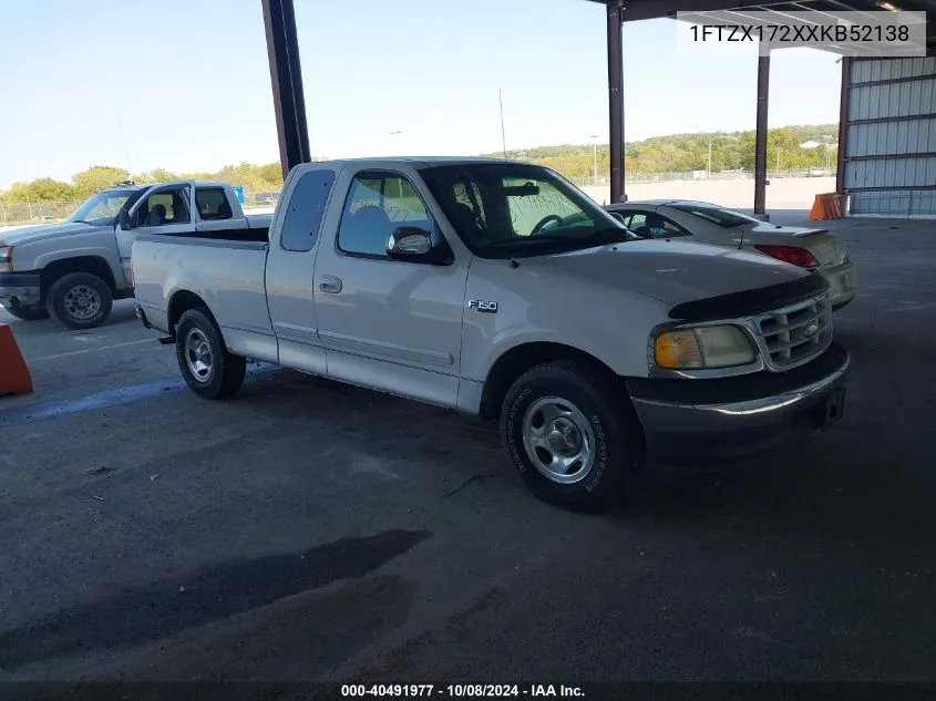 1999 Ford F-150 Work Series/Xl/Xlt VIN: 1FTZX172XXKB52138 Lot: 40491977