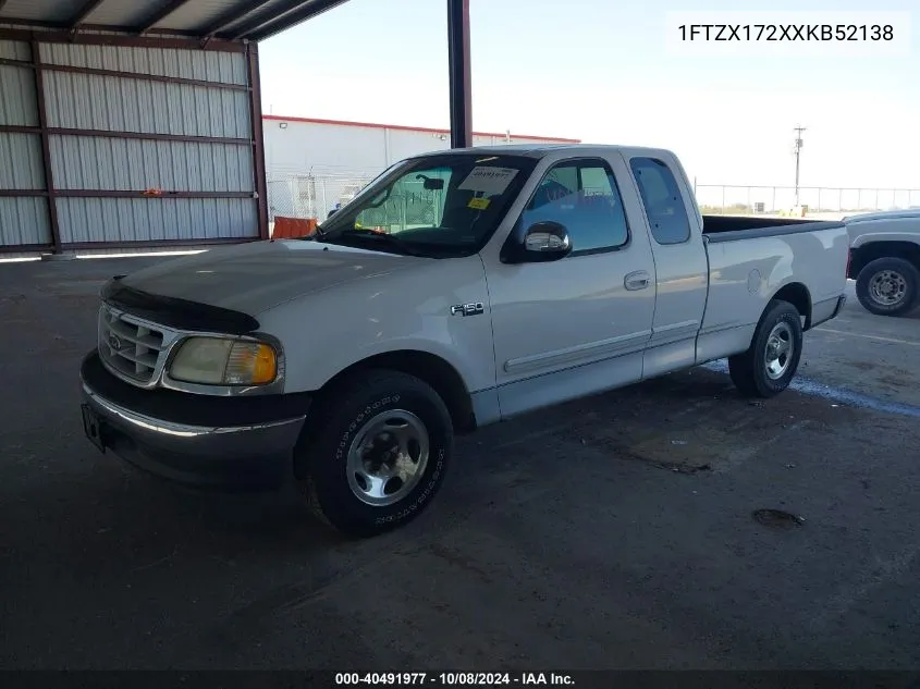 1999 Ford F-150 Work Series/Xl/Xlt VIN: 1FTZX172XXKB52138 Lot: 40491977