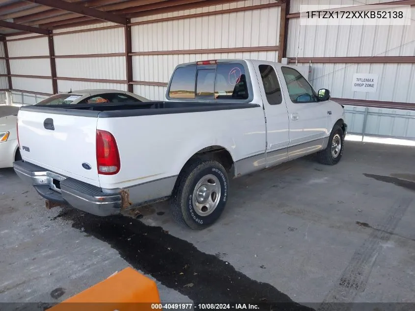 1999 Ford F-150 Work Series/Xl/Xlt VIN: 1FTZX172XXKB52138 Lot: 40491977