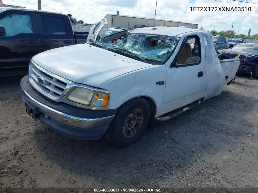 1999 Ford F-150 Work Series/Xl/Xlt VIN: 1FTZX172XXNA63510 Lot: 40503631