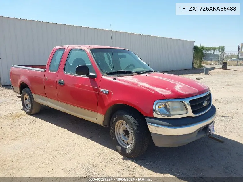 1999 Ford F-150 Work Series/Xl/Xlt VIN: 1FTZX1726XKA56488 Lot: 40527224