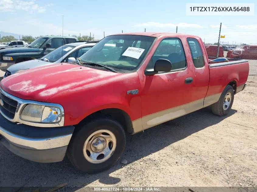 1999 Ford F-150 Work Series/Xl/Xlt VIN: 1FTZX1726XKA56488 Lot: 40527224