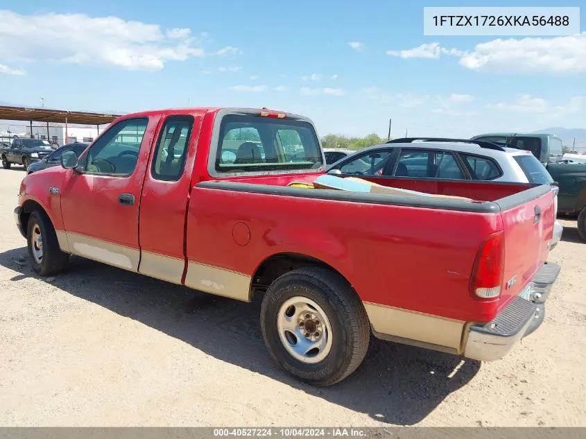 1999 Ford F-150 Work Series/Xl/Xlt VIN: 1FTZX1726XKA56488 Lot: 40527224