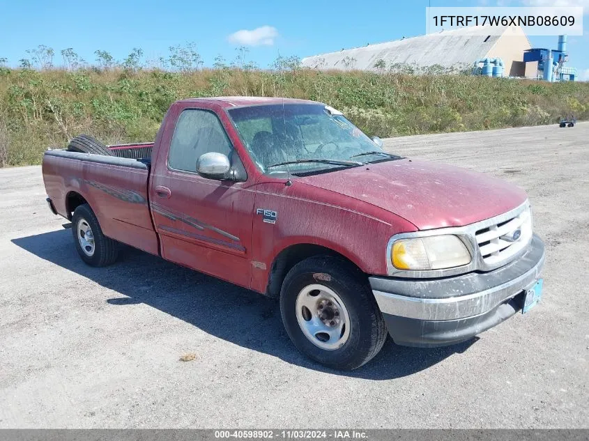 1999 Ford F150 VIN: 1FTRF17W6XNB08609 Lot: 40598902