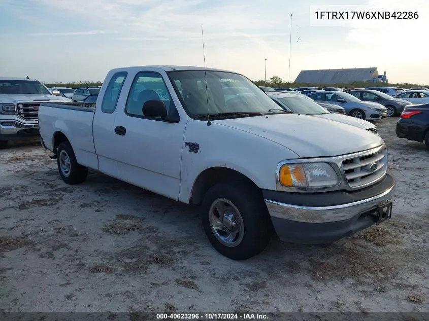 1999 Ford F-150 Lariat/Work Series/Xl/Xlt VIN: 1FTRX17W6XNB42286 Lot: 40623296