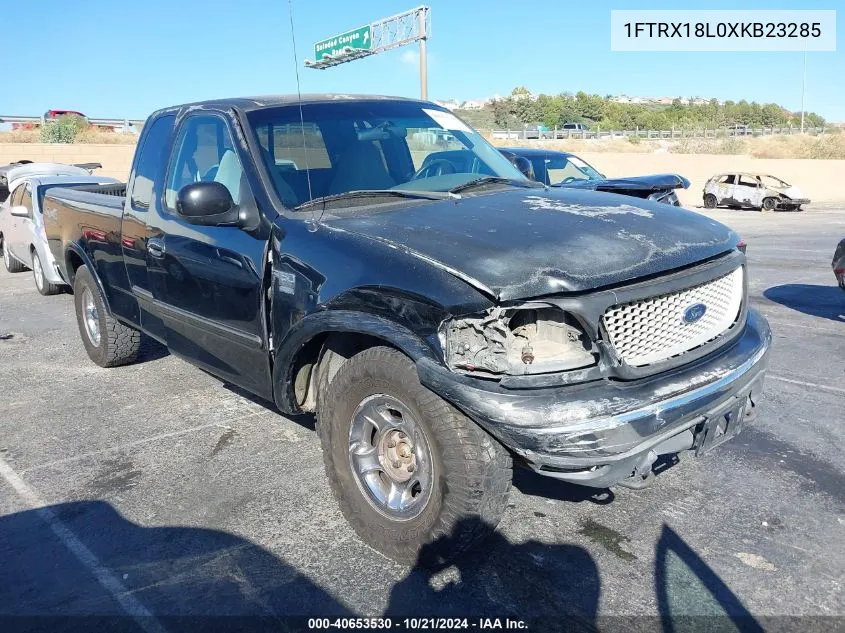 1999 Ford F-150 Lariat/Xl/Xlt VIN: 1FTRX18L0XKB23285 Lot: 40653530