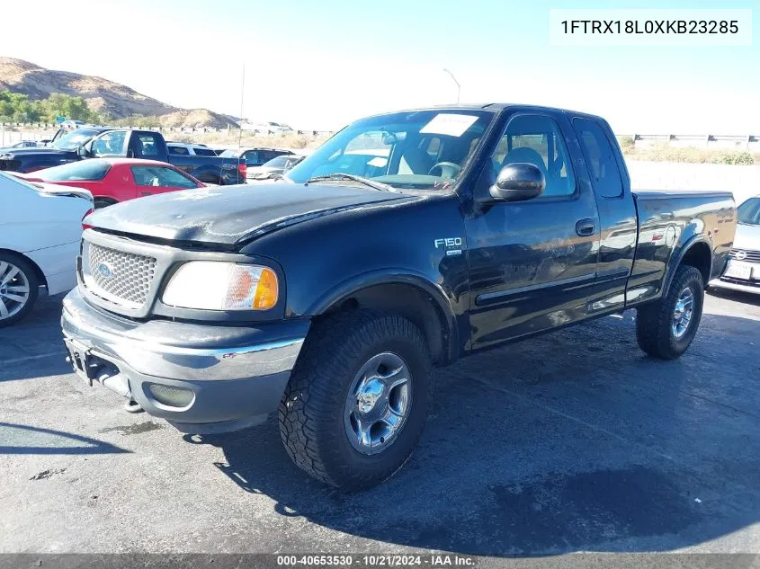 1999 Ford F-150 Lariat/Xl/Xlt VIN: 1FTRX18L0XKB23285 Lot: 40653530