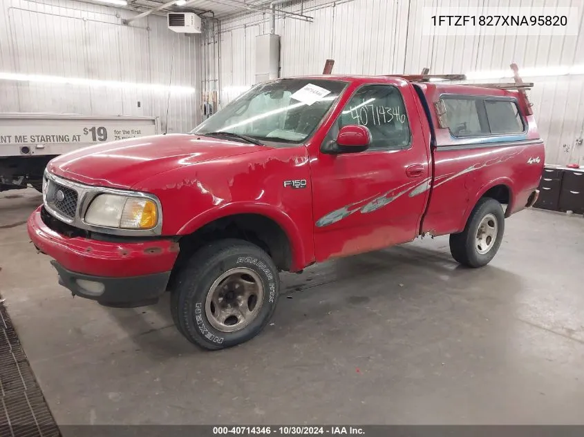 1999 Ford F-150 Work Series/Xl/Xlt VIN: 1FTZF1827XNA95820 Lot: 40714346