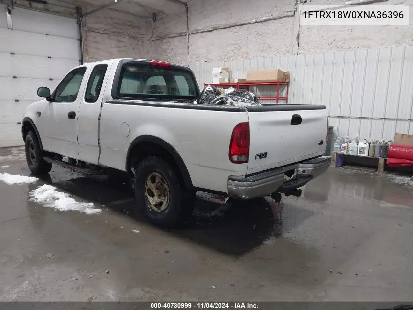 1999 Ford F-150 Lariat/Work Series/Xl/Xlt VIN: 1FTRX18W0XNA36396 Lot: 40730999