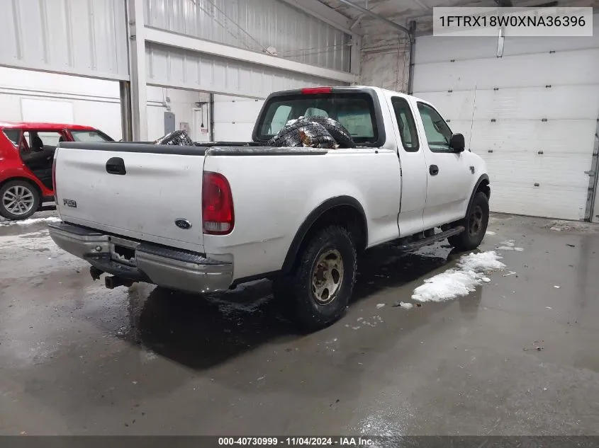 1999 Ford F-150 Lariat/Work Series/Xl/Xlt VIN: 1FTRX18W0XNA36396 Lot: 40730999