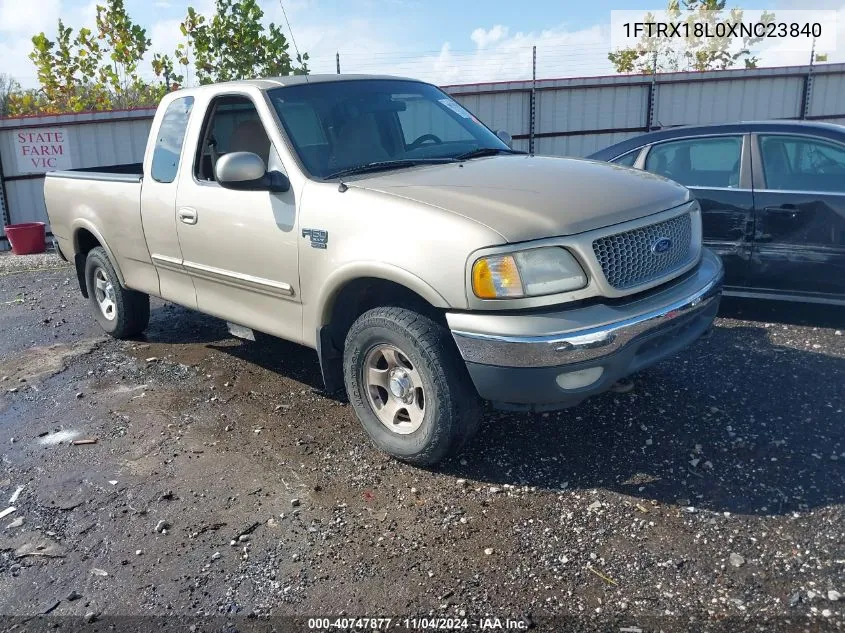 1999 Ford F-150 Lariat/Xl/Xlt VIN: 1FTRX18L0XNC23840 Lot: 40747877