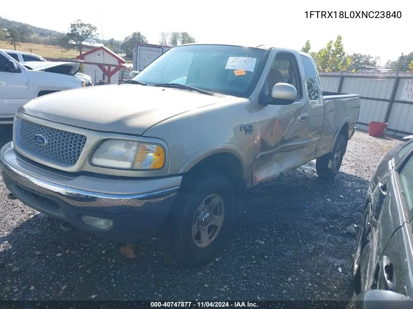 1999 Ford F-150 Lariat/Xl/Xlt VIN: 1FTRX18L0XNC23840 Lot: 40747877