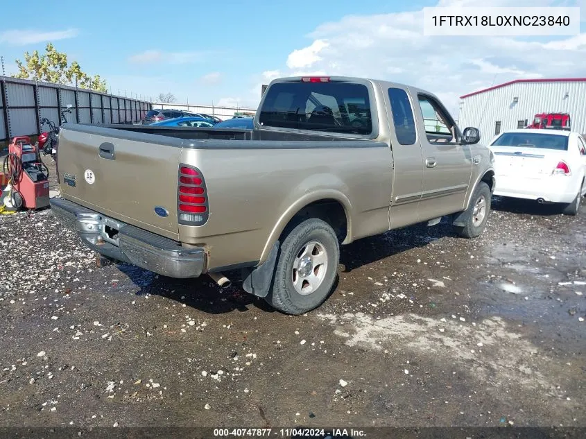 1999 Ford F-150 Lariat/Xl/Xlt VIN: 1FTRX18L0XNC23840 Lot: 40747877