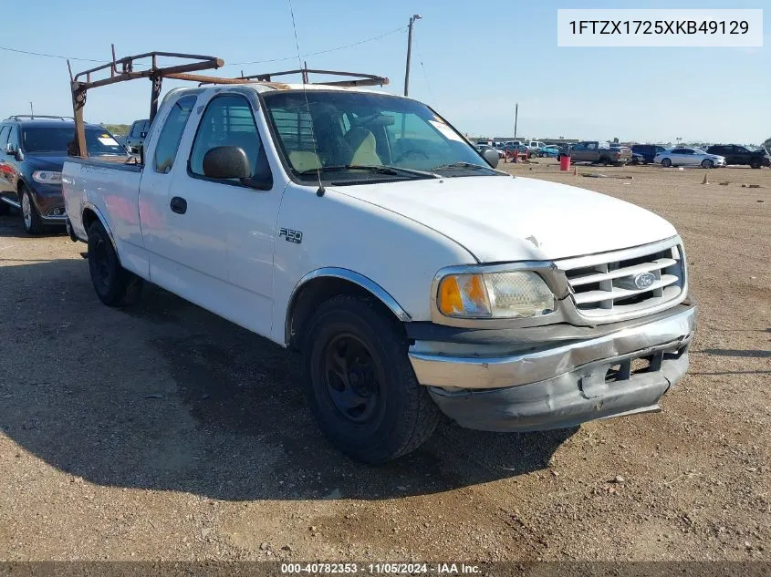 1999 Ford F-150 Work Series/Xl/Xlt VIN: 1FTZX1725XKB49129 Lot: 40782353