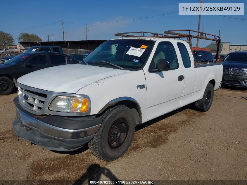 1999 Ford F-150 Work Series/Xl/Xlt VIN: 1FTZX1725XKB49129 Lot: 40782353