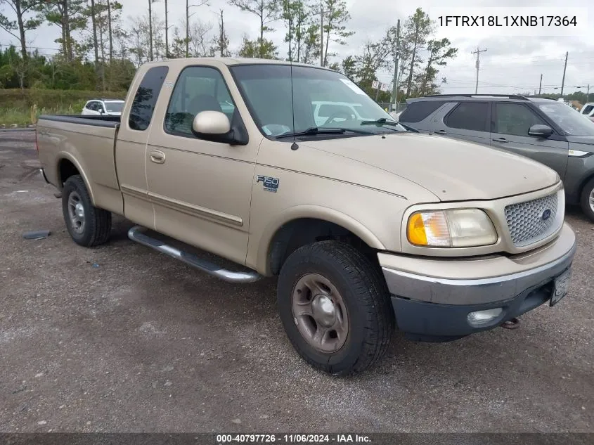 1999 Ford F-150 Lariat/Xl/Xlt VIN: 1FTRX18L1XNB17364 Lot: 40797726