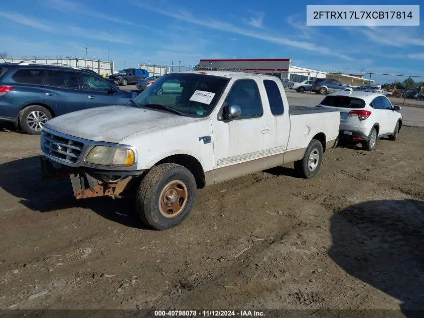 2FTRX17L7XCB17814 1999 Ford F-150 Lariat/Work Series/Xl/Xlt