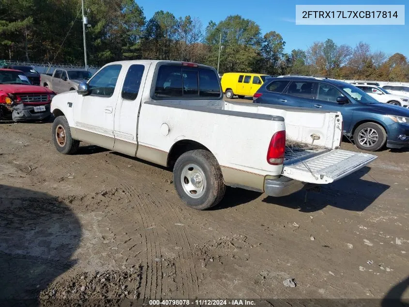 2FTRX17L7XCB17814 1999 Ford F-150 Lariat/Work Series/Xl/Xlt