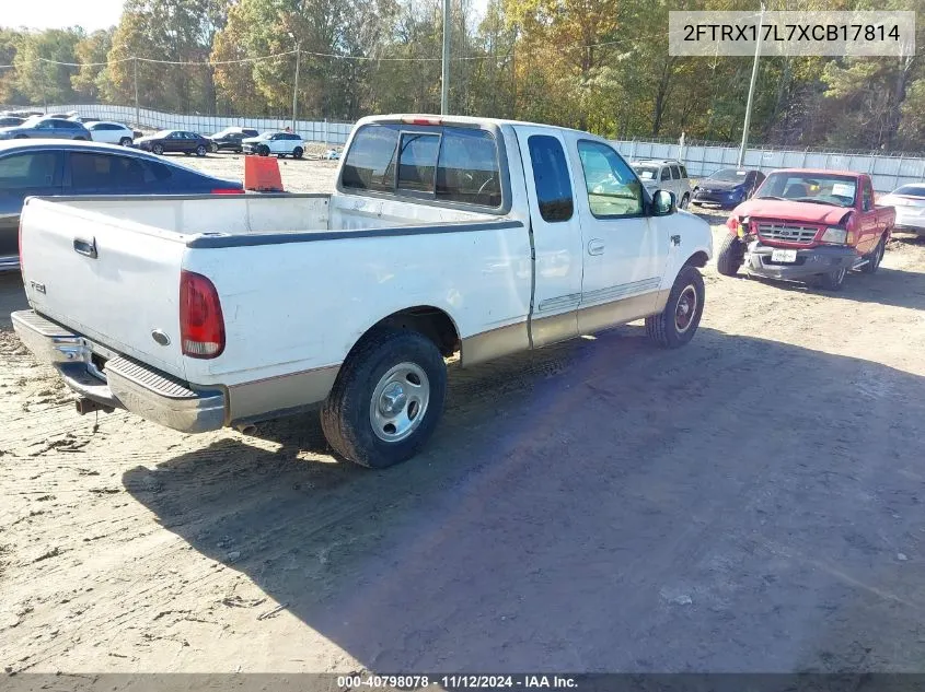 2FTRX17L7XCB17814 1999 Ford F-150 Lariat/Work Series/Xl/Xlt