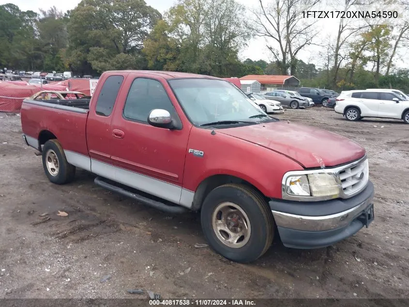 1999 Ford F-150 Work Series/Xl/Xlt VIN: 1FTZX1720XNA54590 Lot: 40817538