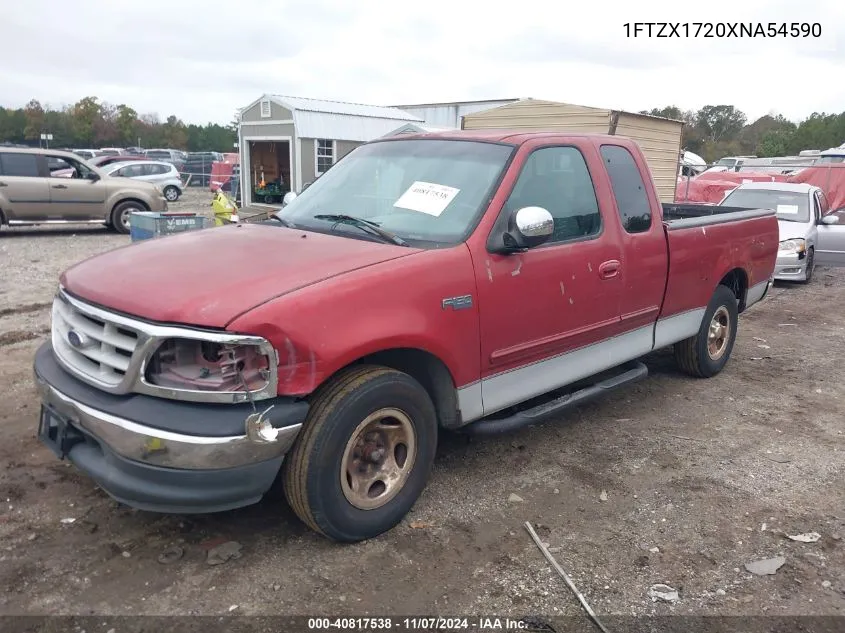 1999 Ford F-150 Work Series/Xl/Xlt VIN: 1FTZX1720XNA54590 Lot: 40817538