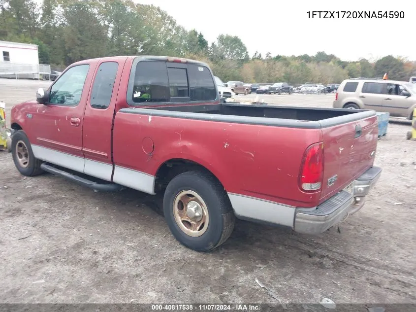 1999 Ford F-150 Work Series/Xl/Xlt VIN: 1FTZX1720XNA54590 Lot: 40817538