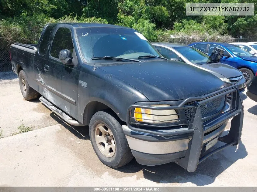 2000 Ford F-150 Work Series/Xl/Xlt VIN: 1FTZX1721YKA87732 Lot: 39531188